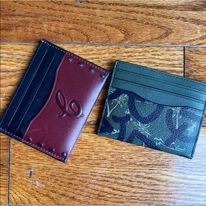 NWOT Coach Wallets (Credit Card Holders)